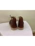 OLIBERTE 100% Leather Brown Ankle Boots Size 8 1/2 - photo 5