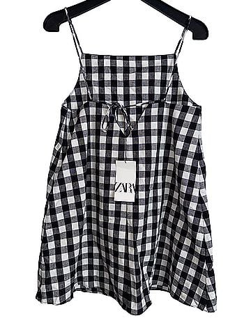 Zara plaid mini dress Casual Dress (view 2)
