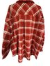 White Birch 100% Polyester Plaid Red Button-Down Shirt Size 2X - photo 2