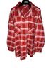 White Birch 100% Polyester Plaid Red Button-Down Shirt Size 2X - photo 1