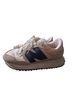 New Balance Pink Blue Sneakers Size 8 1/2 - photo 1