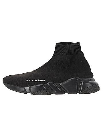 Balenciaga Balenciaga Speed Sneakers in Black Polyester (view 2)