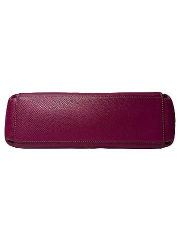 Coach  Coach Christie Carryall Shoulder Bag in Violet Leather (view 2)