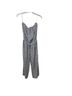 Anthropologie 100% Silk Zebra Print Black White Jumpsuit Size S - photo 1