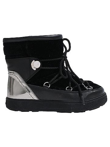 Moncler Moncler Stephanie Snow Boots in Black Leather (view 1)