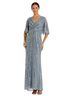 Mac Duggal 100% Polyester Blue Cocktail Dress Size 8 - photo 1