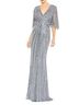 Mac Duggal 100% Polyester Blue Cocktail Dress Size 8 - photo 4