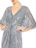 Mac Duggal 100% Polyester Blue Cocktail Dress Size 8 - photo 3
