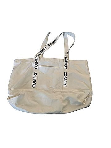 Comfrt White Tote Bag Tote (view 1)