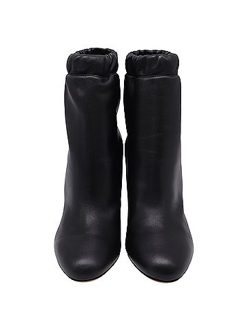Jimmy Choo Jimmy Choo Marva 85 Ankle Boots in Black Leather (view 2)