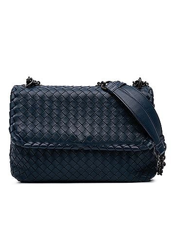 Bottega Veneta Small Nappa Intrecciato Olimpia Crossbody (view 1)