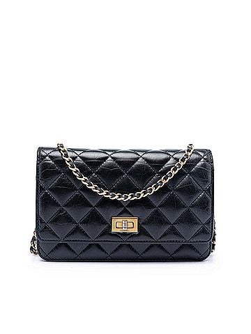 Chanel Quilted Aged Calfskin Reissue 2.55 Wallet on Chain (view 1)