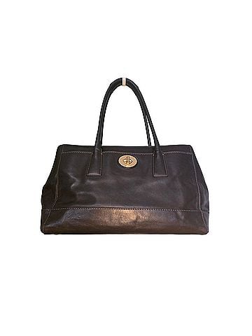 Coach Hamptons Madeline Leather Satchel (view 1)