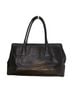 Coach 100% Leather Solid Black Leather Satchel One size - photo 2