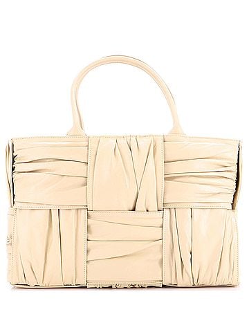 Bottega Veneta Arco Tote Maxi Intrecciato Plisse Leather Medium (view 1)