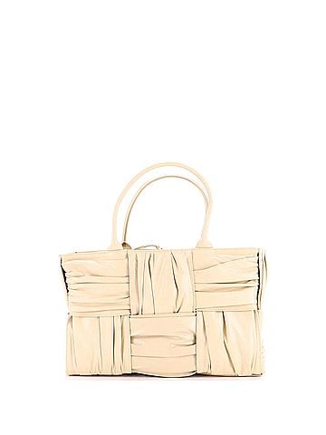Bottega Veneta Arco Tote Maxi Intrecciato Plisse Leather Medium (view 2)