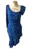 Ulla Johnson Floral Blue Cocktail Dress Size 8 - photo 1