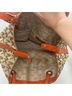 MICHAEL Michael Kors 100% Polyester Print Orange Brown Tote One size - photo 6