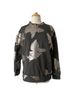 Cos Print Black Gray Pullover Sweater Size S - photo 1