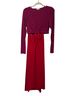 g.p.d. Red Purple Cocktail Dress Size M - photo 1