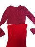 g.p.d. Red Purple Cocktail Dress Size M - photo 5