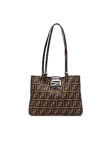 Fendi Zucca Canvas Shoulder Bag (view 1)