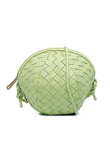 Bottega Veneta Mini Lambskin Intrecciato Mava Crossbody (view 1)