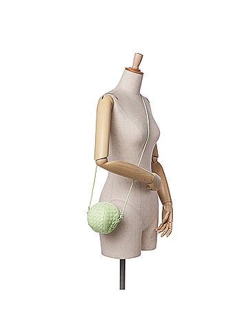 Bottega Veneta Mini Lambskin Intrecciato Mava Crossbody (view 2)