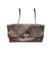 Elliott Lucca Solid Graphic Brown Gold Crossbody Bag One size - photo 1