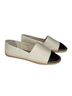 Tory Burch 100% Leather Color Block White Black Flats Size 10 1/2 - photo 4