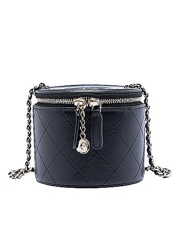 Chanel Quilted Lambskin Chain and Charm Vanity Case (view 1)