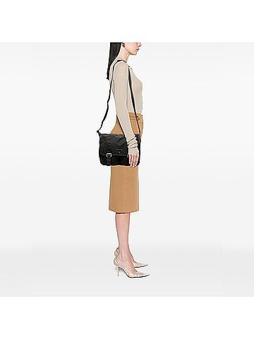 Prada Tessuto Double Buckle Messenger Bag (view 2)