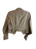Miss Selfridge 100% Leather Tan Jacket Size 10 - photo 2