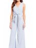 Antonio Melani Stripes Blue White Jumpsuit Size 2 - photo 3