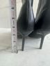 Windsor 100% Synthetic Black Silver Heels Size 7 - photo 5