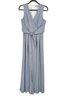 Antonio Melani Stripes Blue White Jumpsuit Size 2 - photo 1