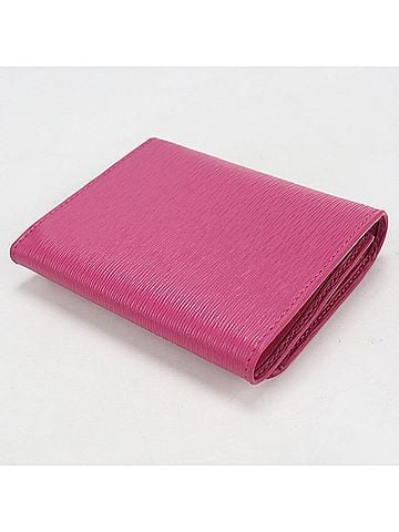 Prada PRADA Tri-fold Wallet 1MH176 Leather Vitello Move Women's Pink (view 2)