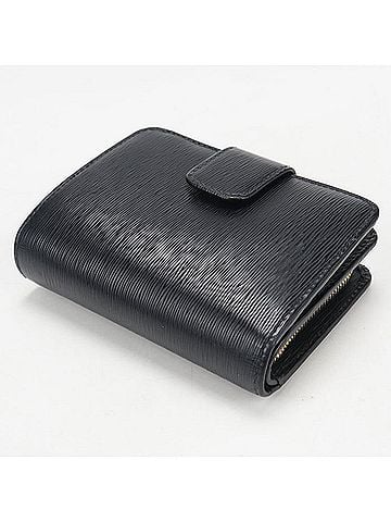 Prada PRADA Bi-fold Wallet 1ML018 2DDU F0002 Triangle Leather Vitello Move Women's Black (view 2)