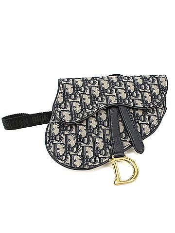 Christian Dior Christian Dior DIOR Dior Body Bag Belt Saddle Women's Navy (view 1)