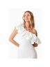 Elliatt 100% Polyester White Cocktail Dress Size XS - photo 4
