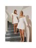Elliatt 100% Polyester White Cocktail Dress Size XS - photo 5