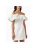 Elliatt 100% Polyester White Cocktail Dress Size XS - photo 14