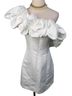 Elliatt 100% Polyester White Cocktail Dress Size XS - photo 1