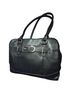 Tignanello 100% Leather Solid Stripes Silver Leather Shoulder Bag One size - photo 1
