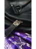 Tignanello 100% Leather Solid Stripes Silver Leather Shoulder Bag One size - photo 7