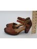 Spring Step 100% Leather Solid Brown Sandals Size 7 1/2 - photo 5
