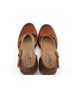 Spring Step 100% Leather Solid Brown Sandals Size 7 1/2 - photo 3