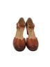 Spring Step 100% Leather Solid Brown Sandals Size 7 1/2 - photo 1