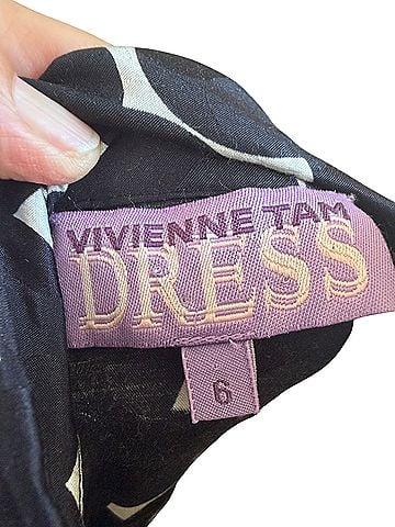 Vivienne Tam Purple Label Vintage Archival Geometric Shirt Dress Casual Dress (view 2)