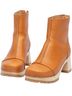 Swedish Hasbeens 100% Leather Brown Ankle Boots Size EU 40 - photo 1